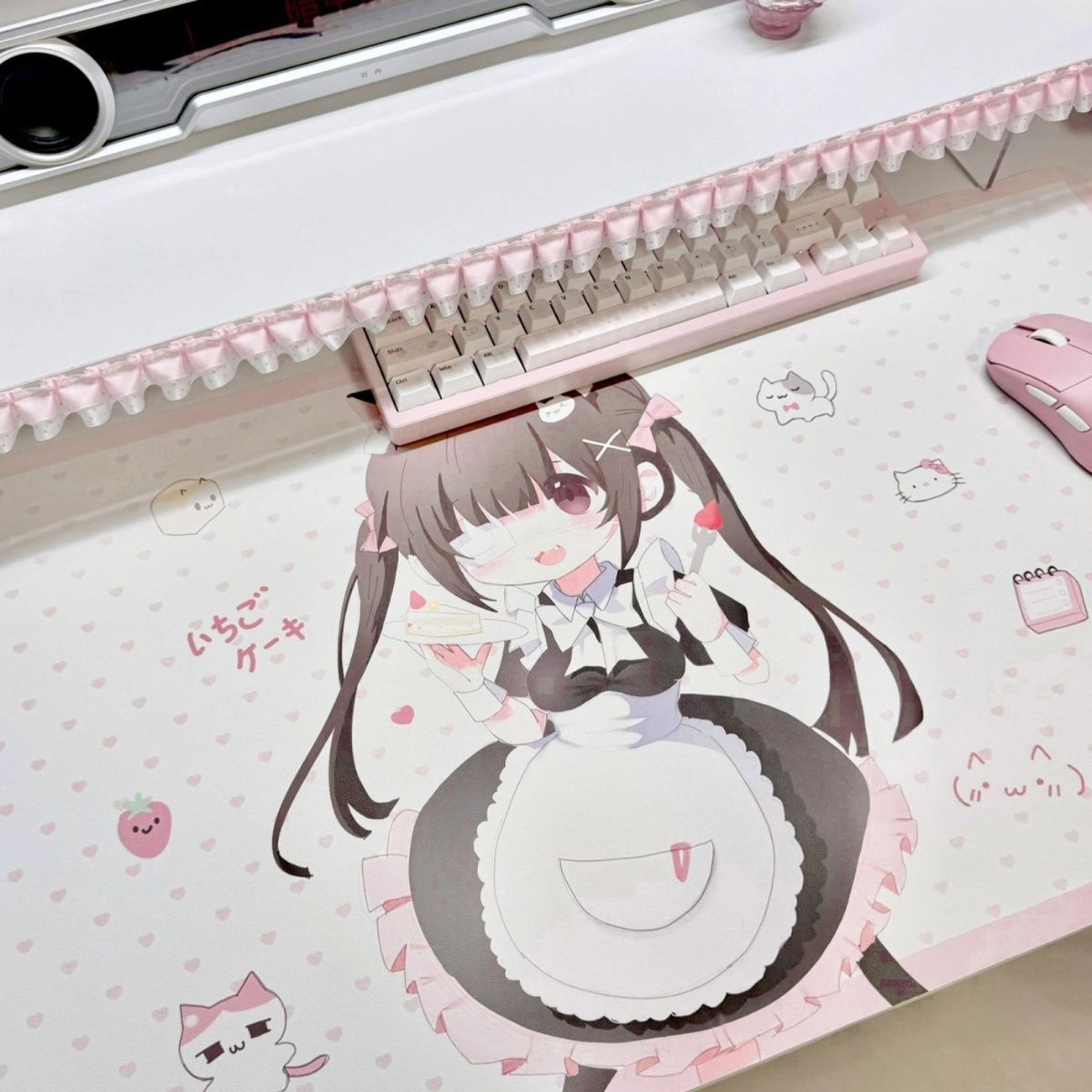 Cute Anime Maid Girl PU Leathe - огляд і ціна Leather Desk Pad