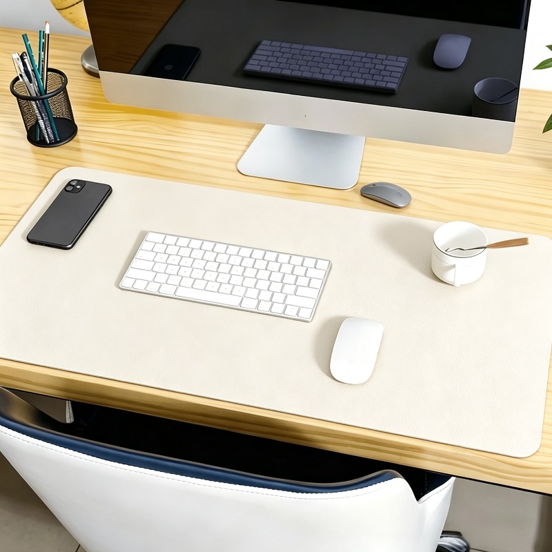 1pc Large Faux Leather Mouse P - огляд і ціна Leather Desk Pad