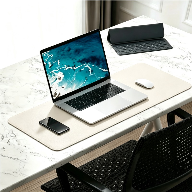 1pc Large Faux Leather Mouse P - огляд і ціна Leather Desk Pad