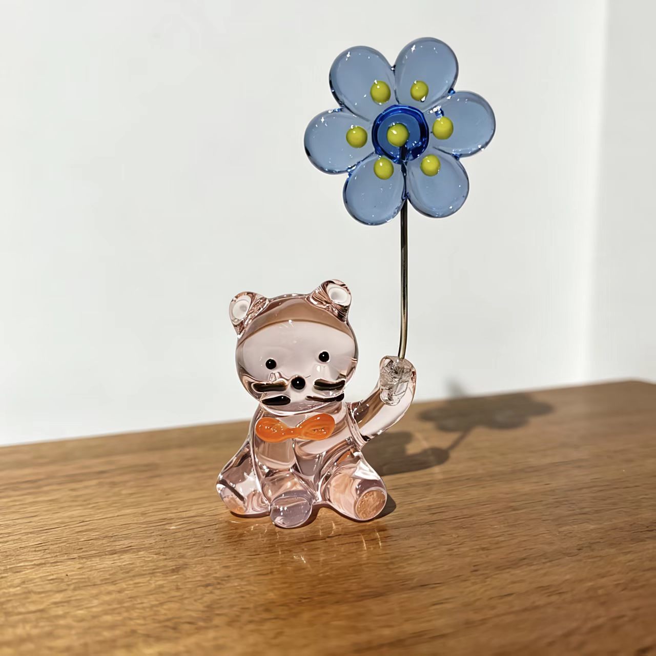 Japanese-Style Glass Kitten Pa - огляд і ціна Paper Weight Crystal