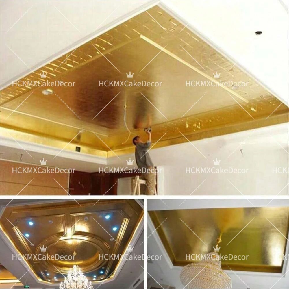 100pcs Imitation Gold Foil She - огляд і ціна Ink Blotter Paper