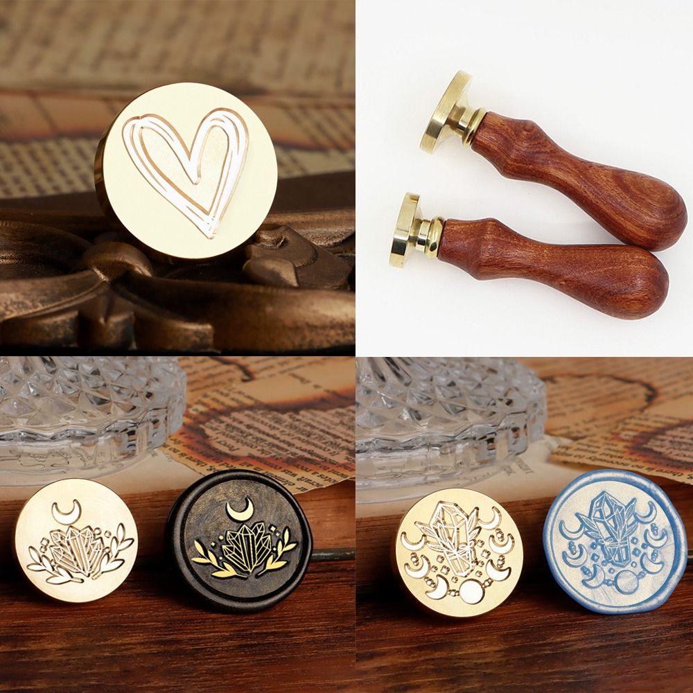 Love Heart Wax Seal Stamp Head - огляд і ціна Wax Seal Stamp Set