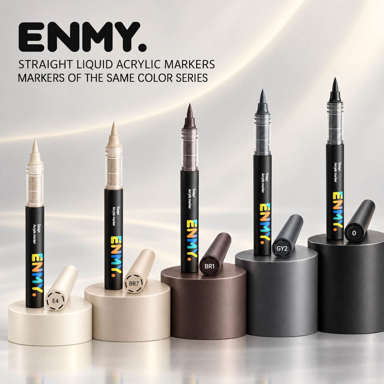 ENMY 8pcs Acrylic Markers Pens - огляд і ціна Copic Marker Sketch